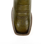 Cleyton Olive Cowboy Boots - Square Toe (E944) - Gomez Western Wear