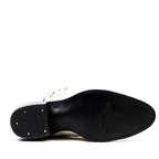 Crocodile Tail Bone Boots - Embossed Leather - Round Toe (E437) - Gomez Western Wear