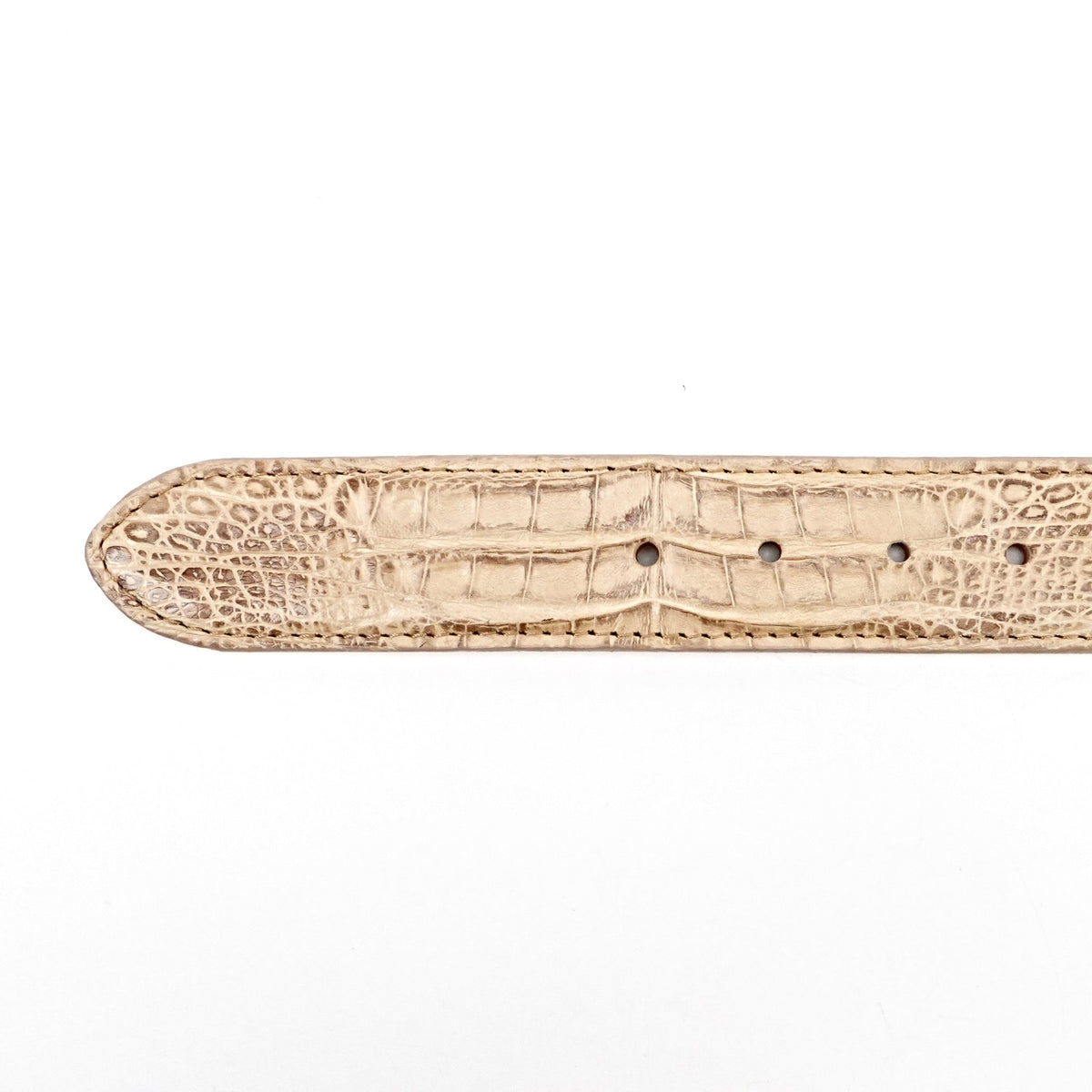 Exotic Full Quilt Caiman Belt - Orix (C-001) - Gomez Western Wear