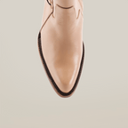 Francia Cream Ankle Boots - J Toe - Gomez Western Wear