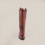 Francia Rings Tall Shaft Tan - J Toe - Gomez Western Wear