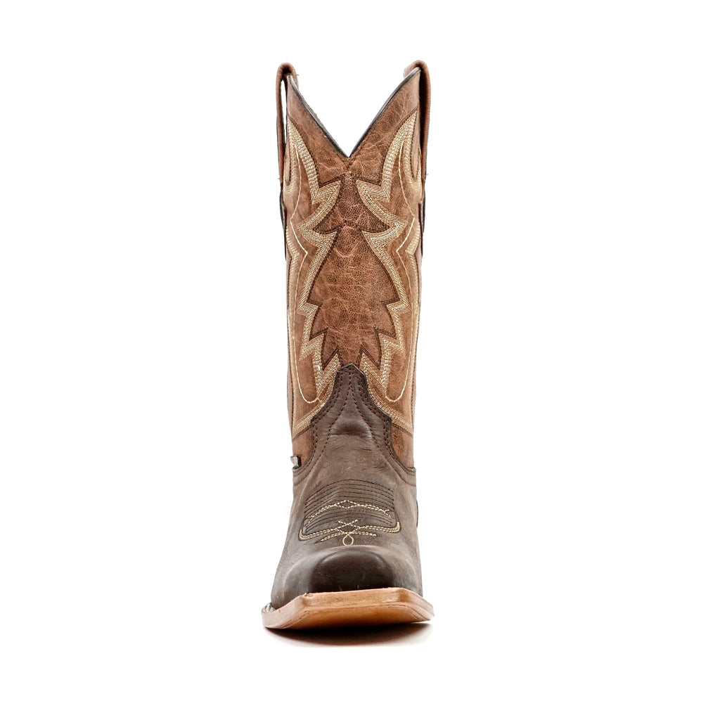 Fresno Chocolate Cowboy Boots - Narrow Square Toe (E906) - Gomez Western Wear