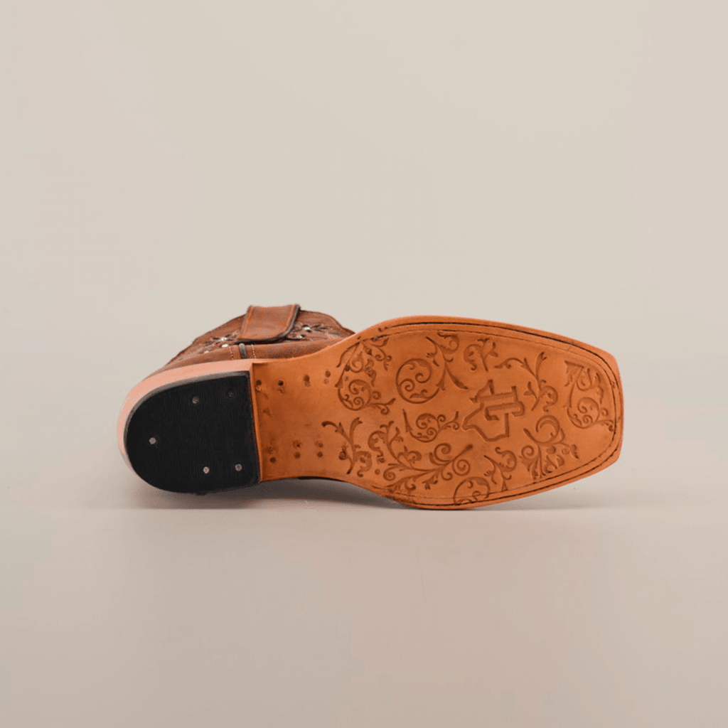 Grecas - Orix Crystals Short Shaft Boots - Narrow Square Toe (E387) - Gomez Western Wear
