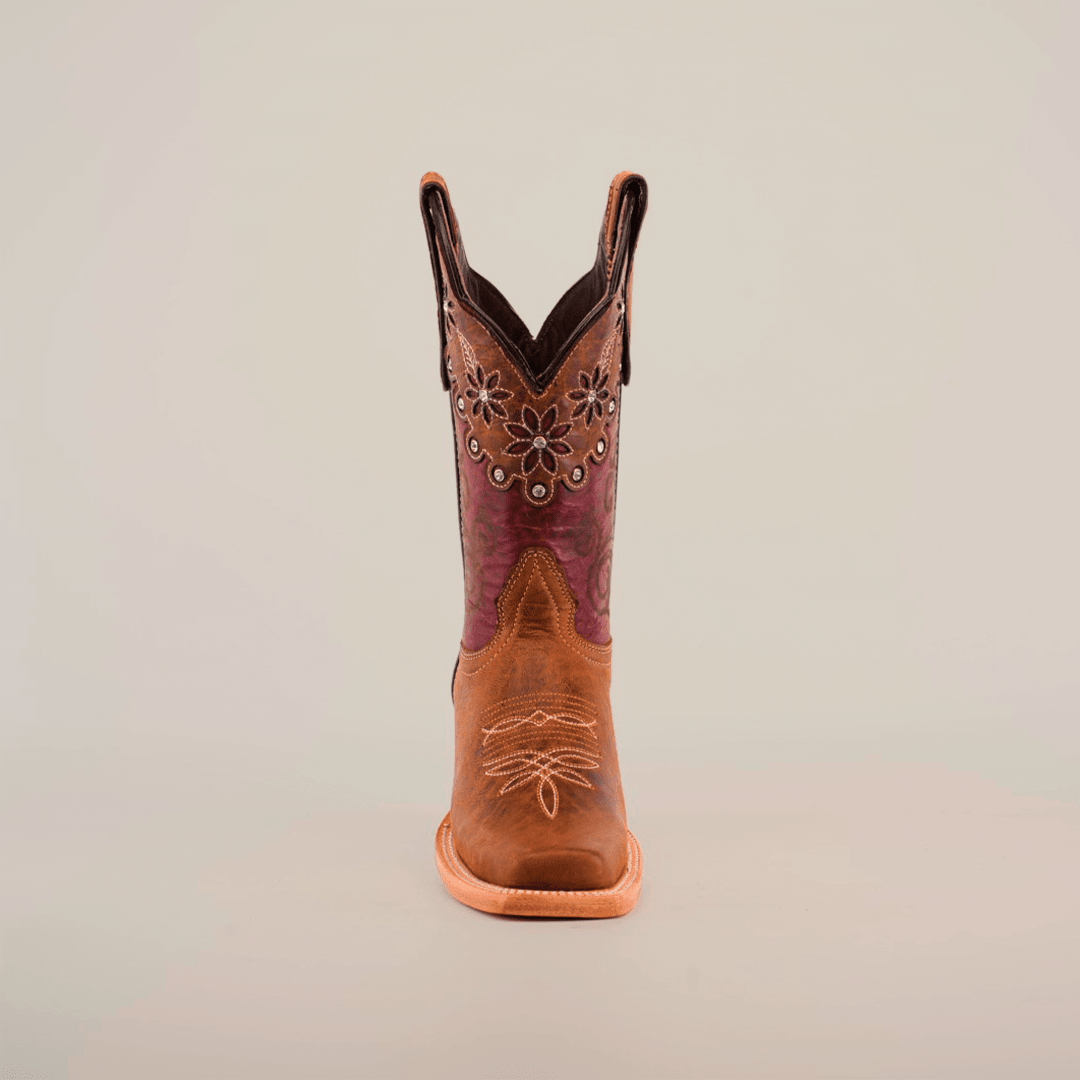Grecas - Orix Crystals Short Shaft Boots - Narrow Square Toe (E387) - Gomez Western Wear