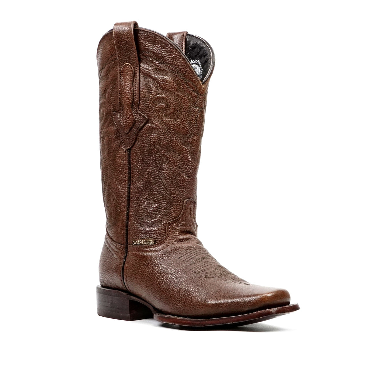 Grisly Brown Cowboy Boots - Rodeo Toe (E50) - Gomez Western Wear