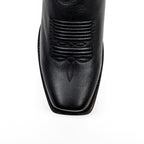 Grisly Cowboy Boots - Black - Narrow Square Toe (E484) - Gomez Western Wear