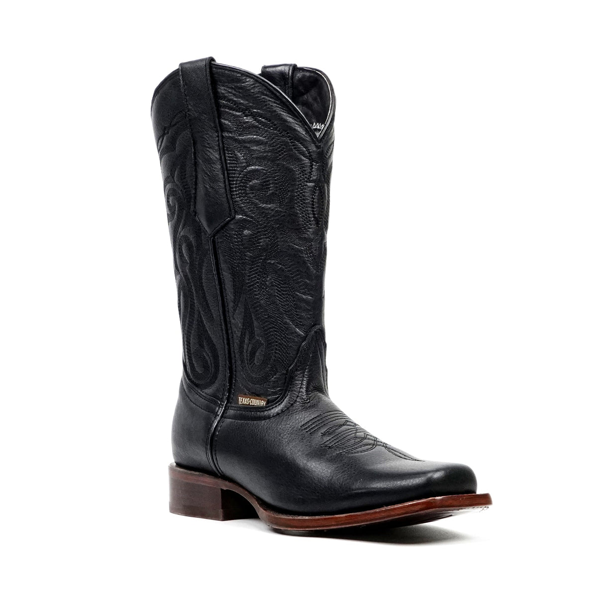 Grisly Cowboy Boots - Black - Rodeo Toe (E50) - Gomez Western Wear
