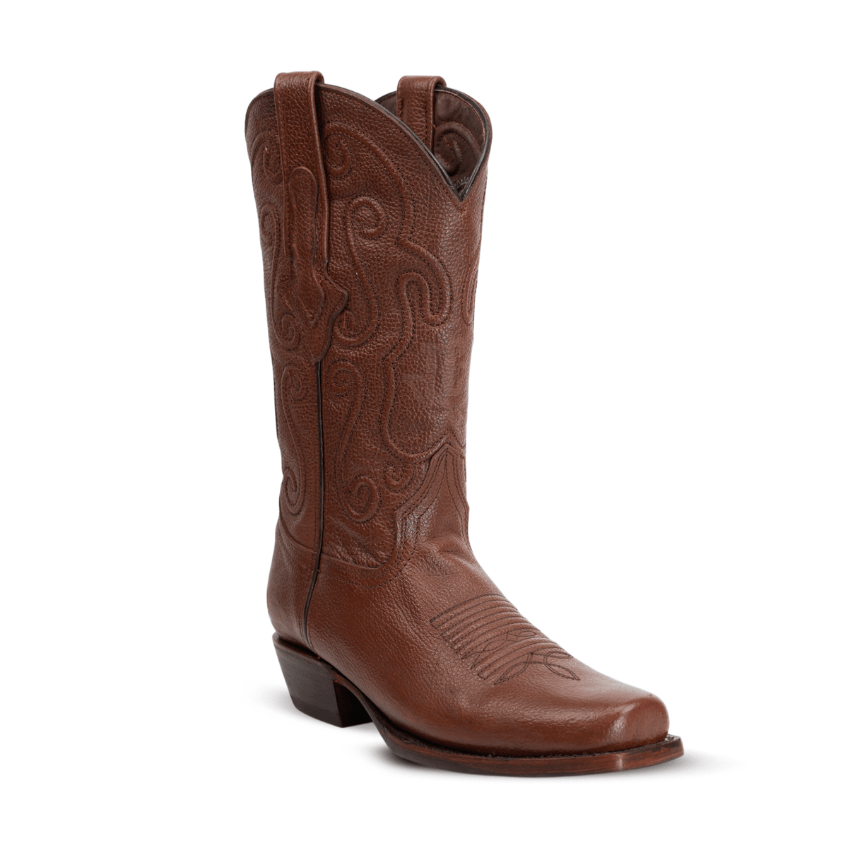 Grisly Cowboy Boots - Brown - Narrow Square Toe (E484) - Gomez Western Wear