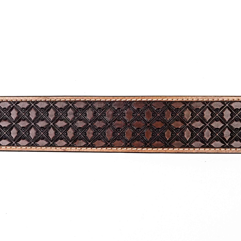 Hand-Tooled Leather Belt (MOD11) - Gomez Western Wear
