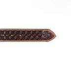 Hand-Tooled Leather Belt (MOD11) - Gomez Western Wear