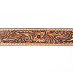 Hand-Tooled Leather Belt (MOD7) - Gomez Western Wear