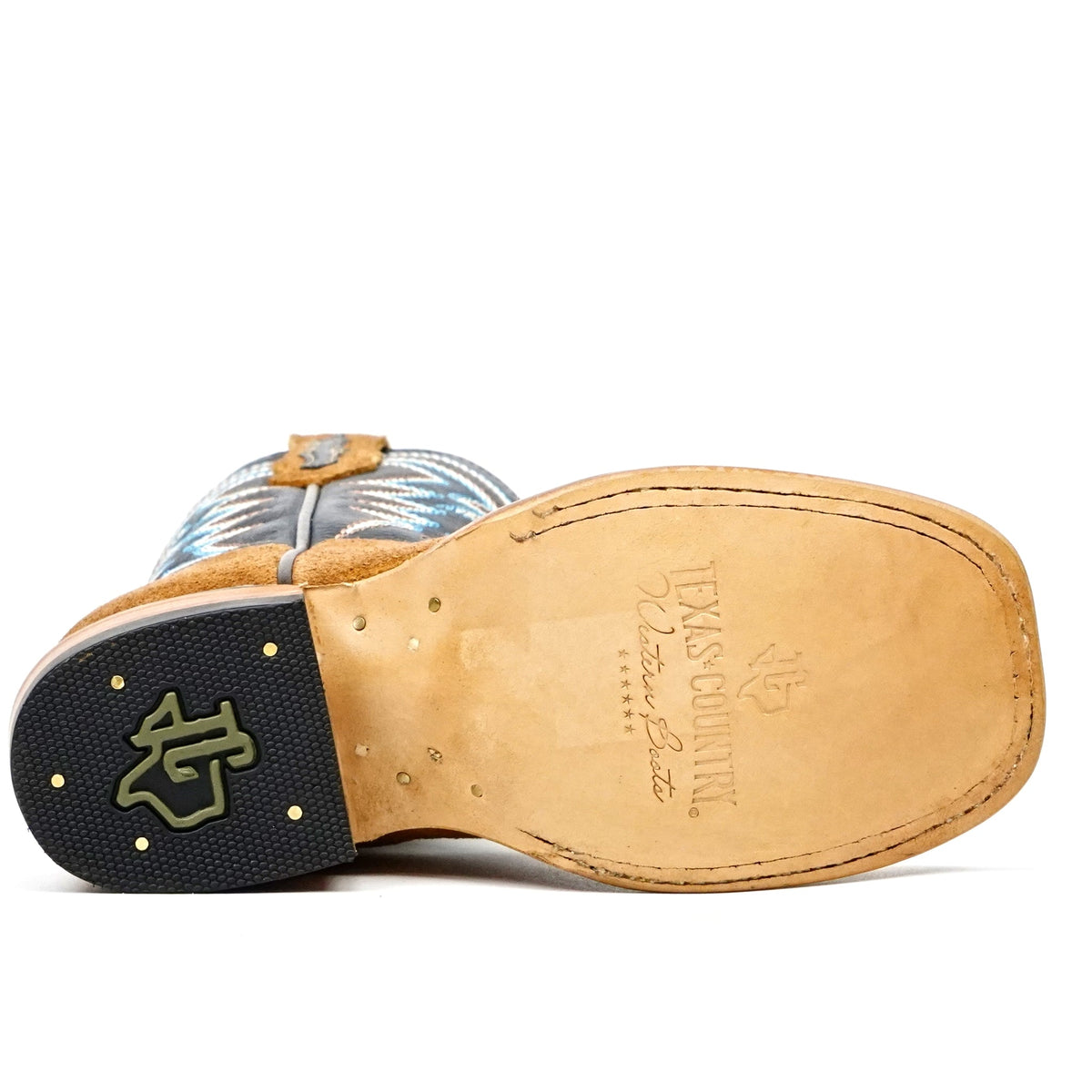 Kids Almond Roughout Boots - Square Toe (E3002) - Gomez Western Wear