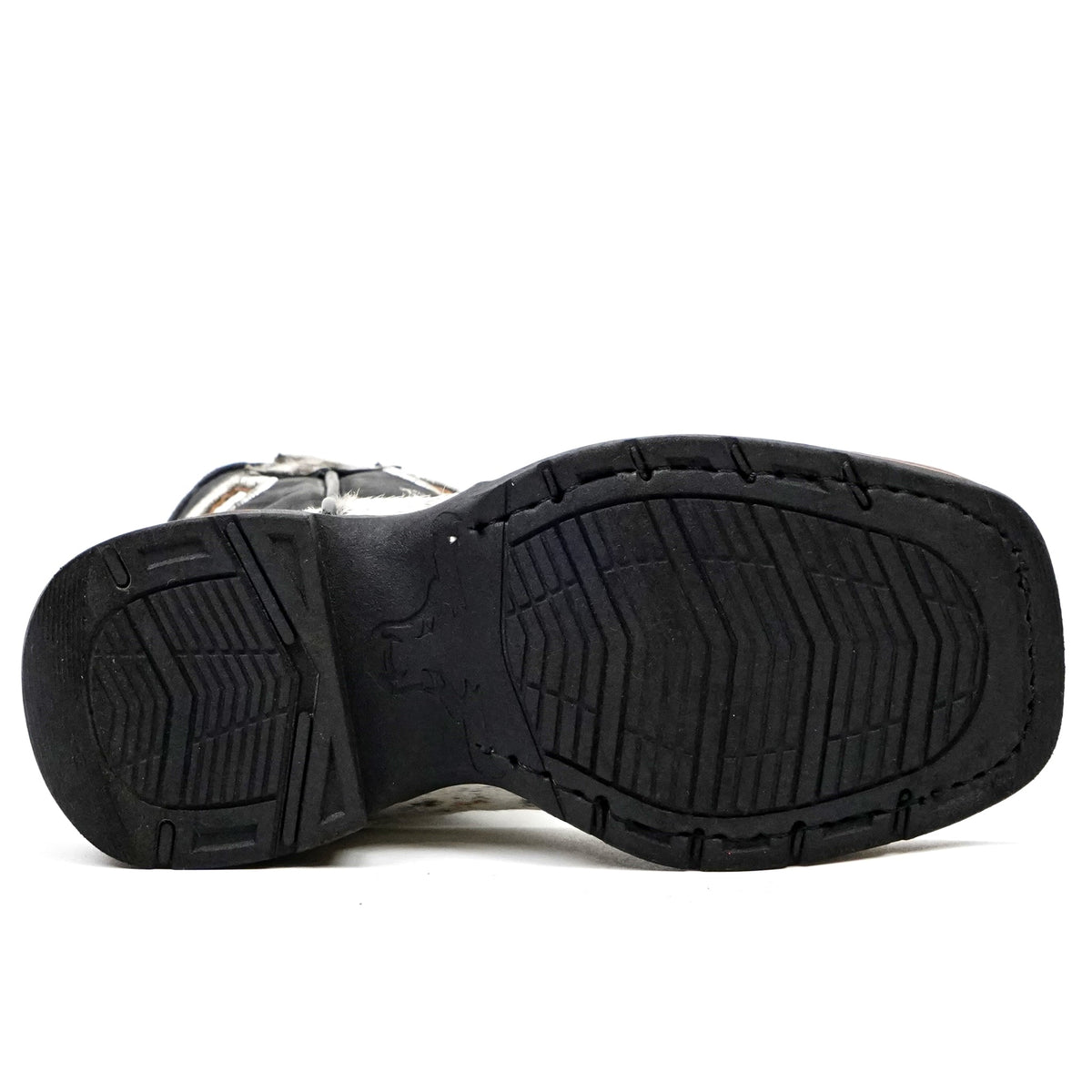 Kids Cowhair Boots- Double Density Sole - Square Toe - Gomez Western Wear