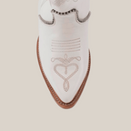 Linda Tall Shaft Frost White - J Toe - Gomez Western Wear