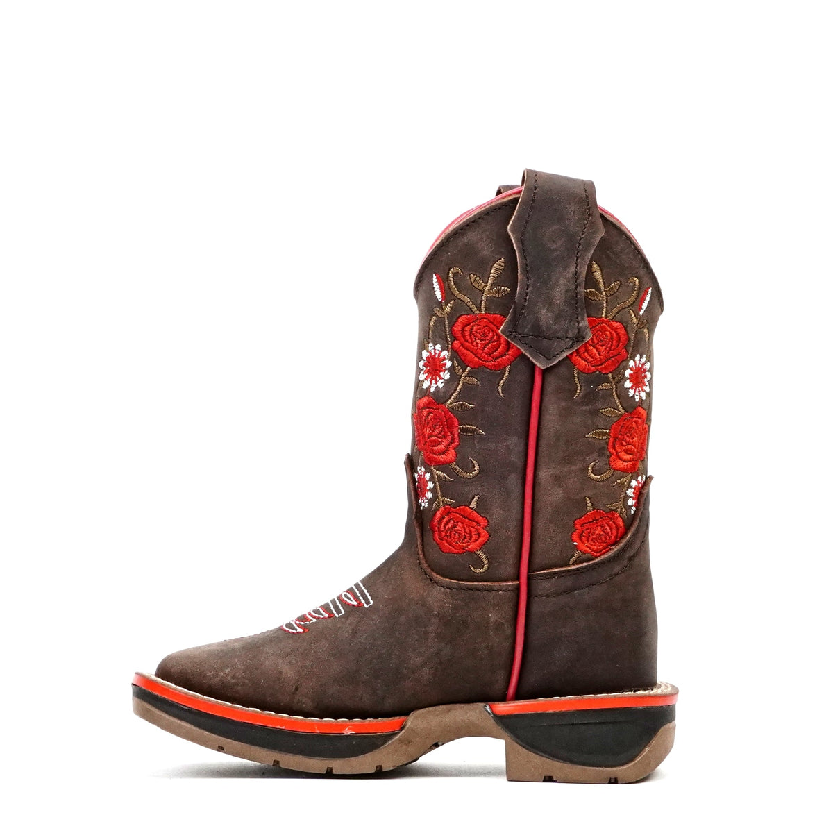 Maurich - Girl's Chocolate Double-Density Boots - Square Toe - Gomez Western Wear