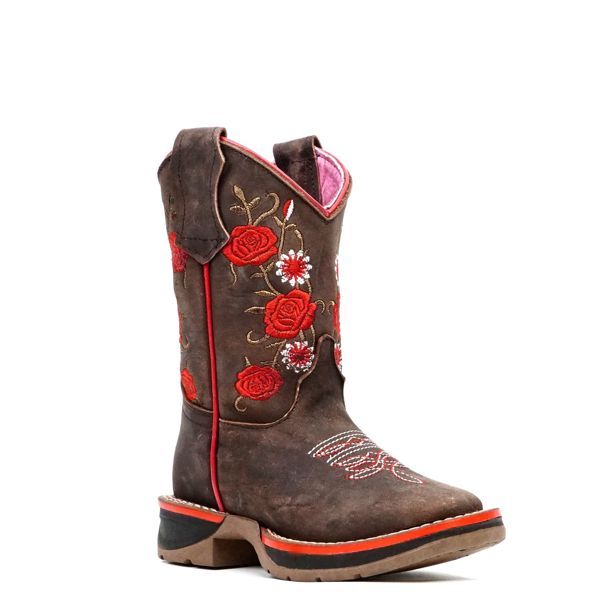 Maurich - Girl's Chocolate Double-Density Boots - Square Toe - Gomez Western Wear