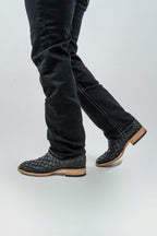 Men's Western Boot Cut Black Denim Jeans (RS-008) - Gomez Western Wear