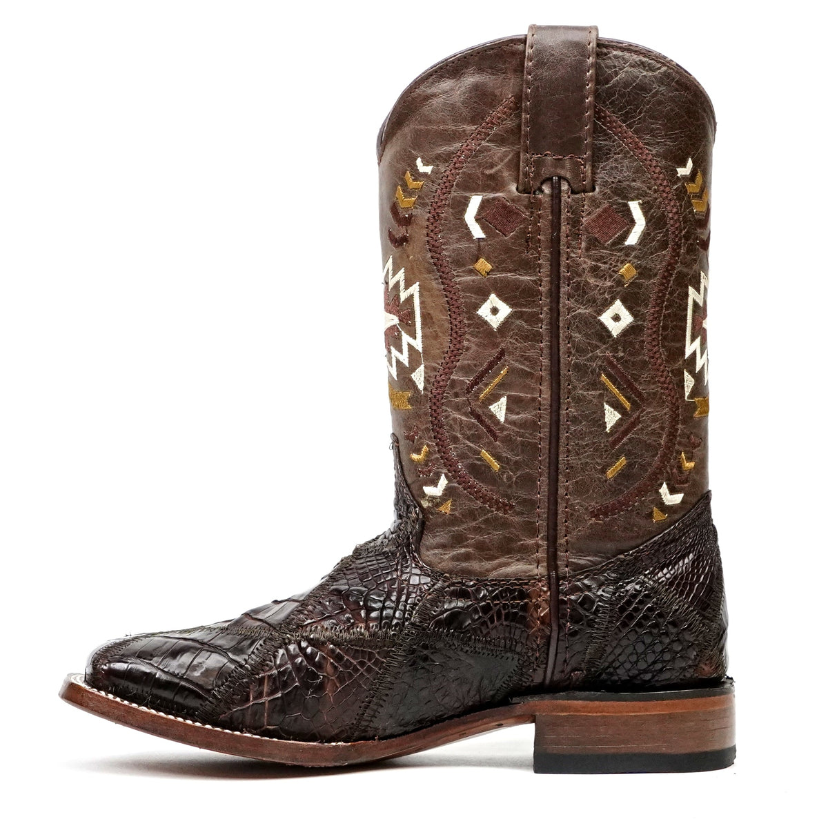 R003 Joven Alligator Cafe Rombos - Gomez Western Wear