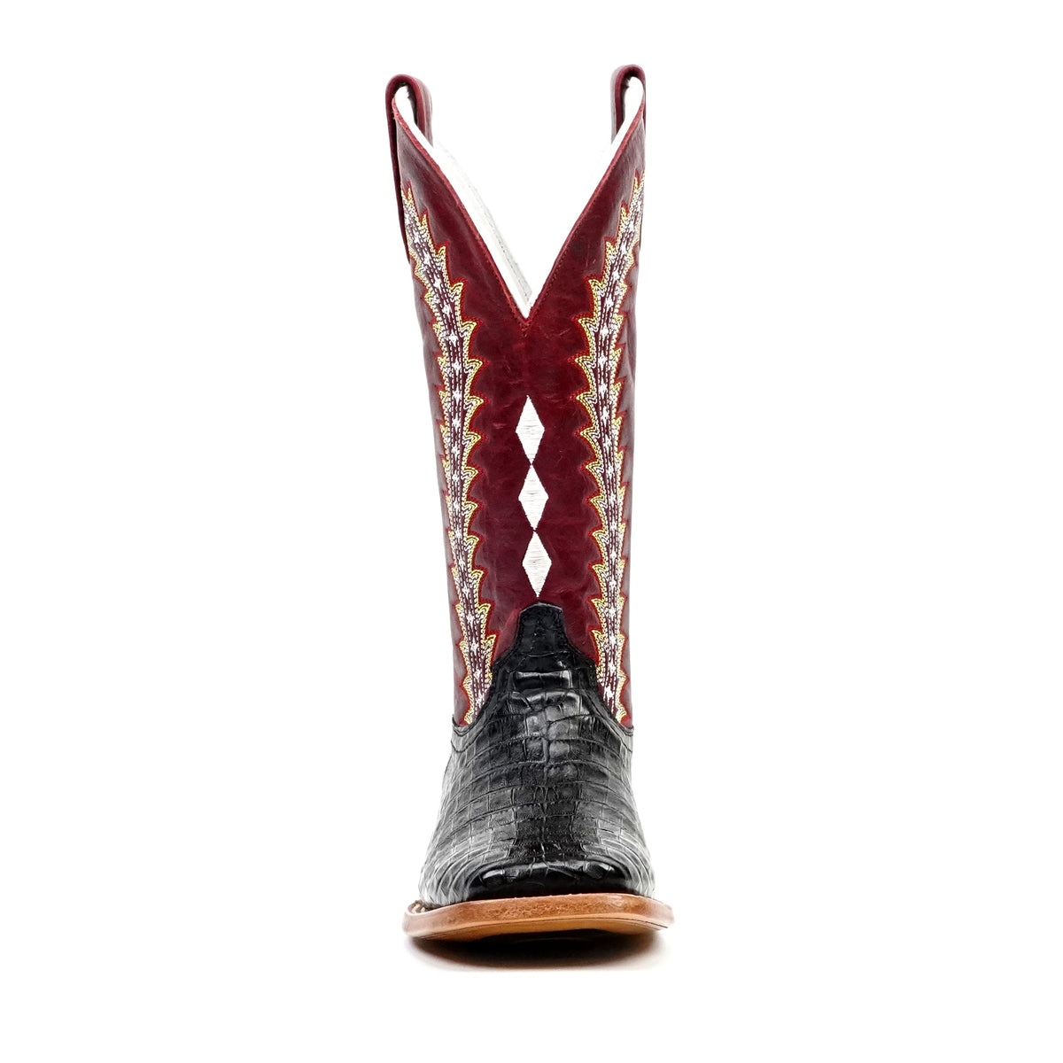 Ranger Caiman Full Belly Boots - Black - Square Toe - Gomez Western Wear