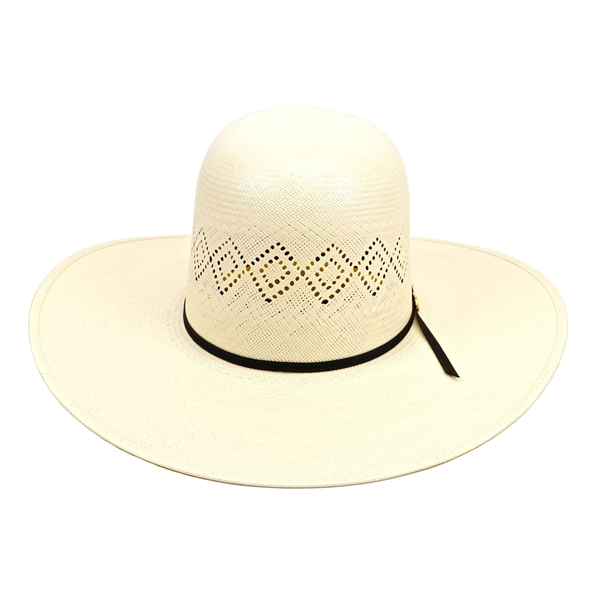TC Hats - 100x Straw Open Crown Hat - Two Diamonds - Gomez Western Wear