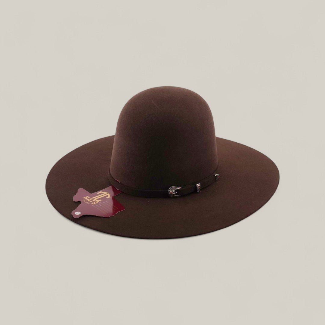 TC Hats - 4X Open Crown Hat - Brown - Gomez Western Wear
