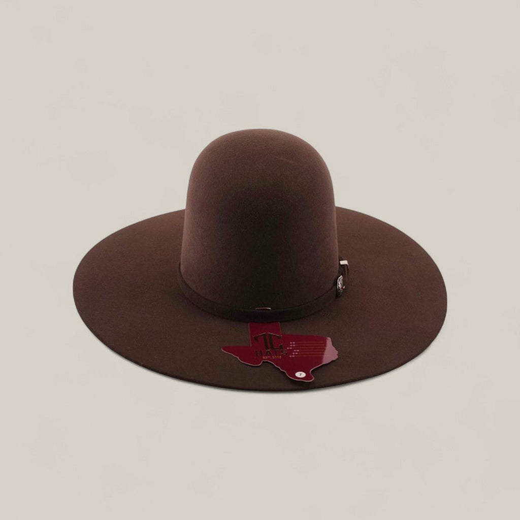 TC Hats - 4X Open Crown Hat - Brown - Gomez Western Wear