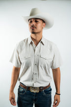 Texas Country - Solid Sand Pearl Snap Short Sleeve Shirt (RT102S/T) - Gomez Western Wear