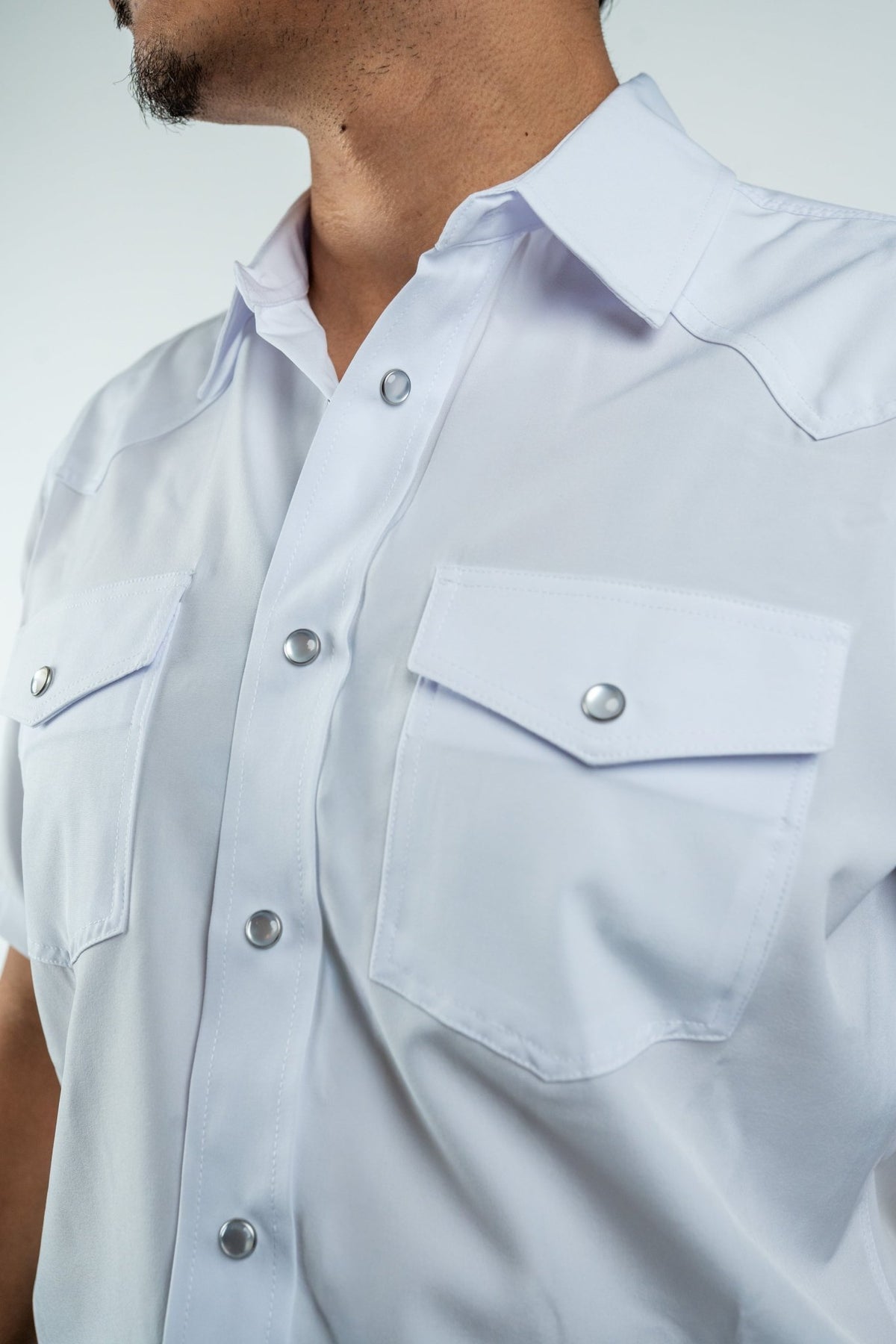 Texas Country - White Pearl Snap Short Sleeve Shirt (RT102S/T White) - Gomez Western Wear