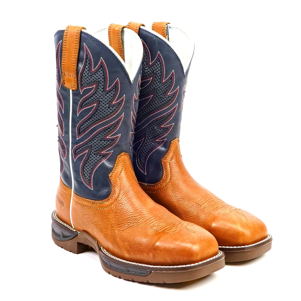 Texas Country - Wings Honey Work Boots - Composite Toe (TC007) - Gomez Western Wear