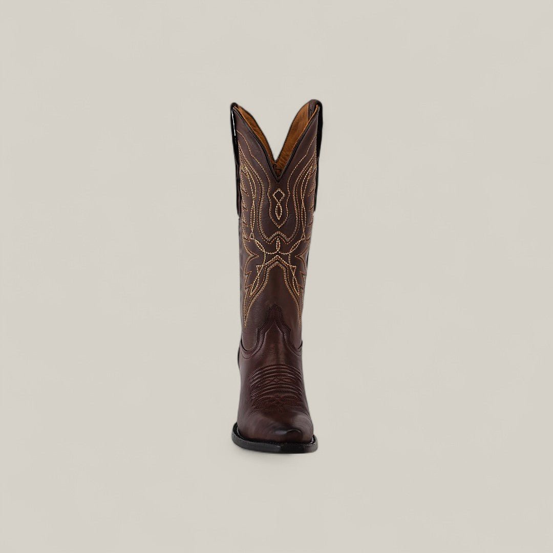 TS 013 Alexia Clayton Calf Choco H-Retro - Gomez Western Wear