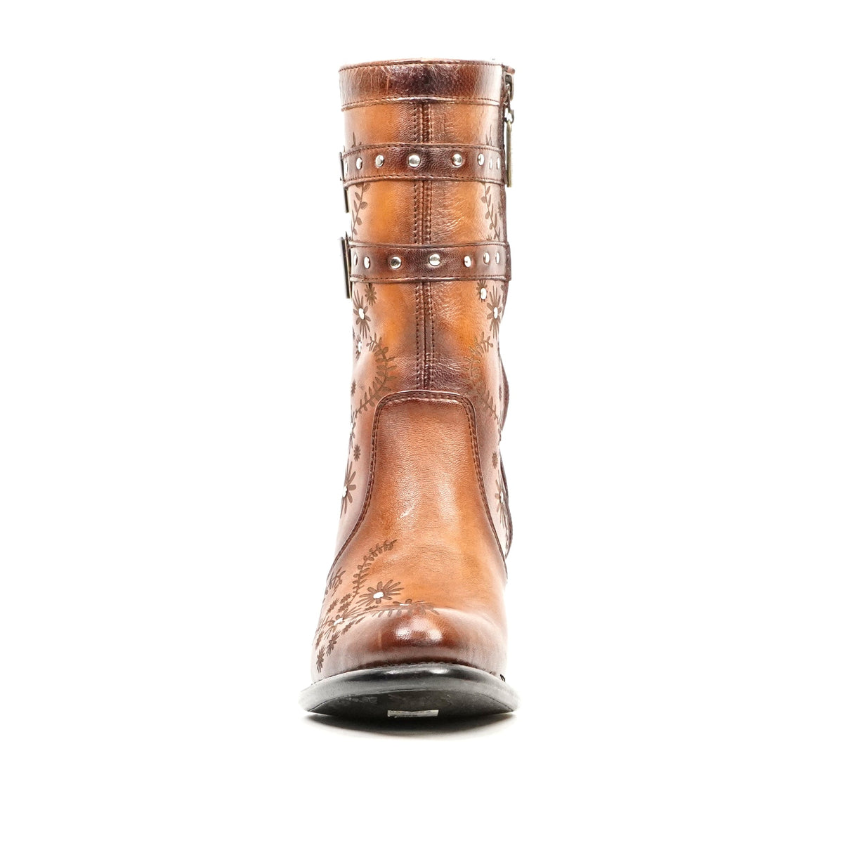 Valentina Burnt Orange Short Boots - J Toe - Gomez Western Wear