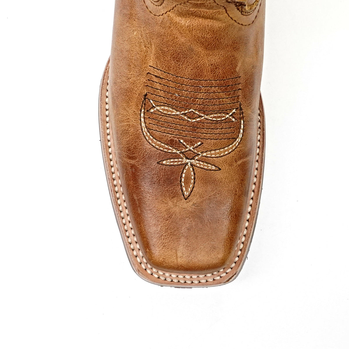 Wild Mustard Leather Boots - Sip-Resistant Sole - Rodeo Toe (E470) - Gomez Western Wear