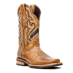 Wild Mustard Leather Boots - Sip-Resistant Sole - Rodeo Toe (E470) - Gomez Western Wear